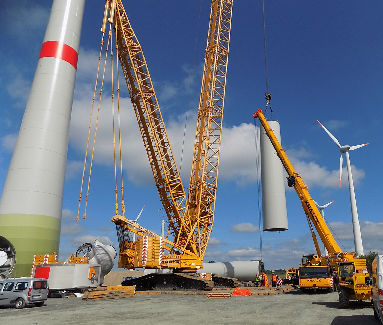 Referenzbild - Neubau Windpark
